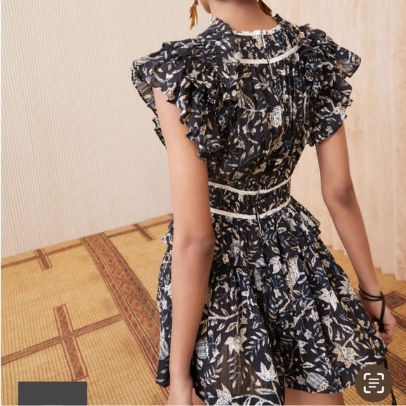 Ulla Johnson Endah Playsuit Rainforest Romper Size 00 - Picture 5 of 11